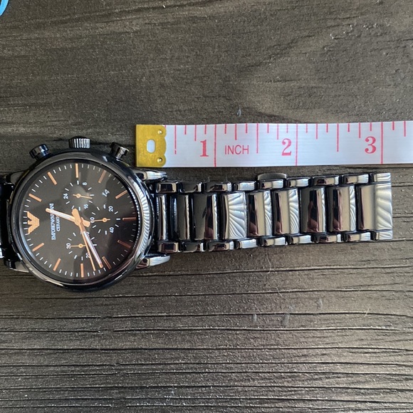 Emporio Armani Men’s Chronographic Dress Watch with Quartz Movement - Picture 9 of 12